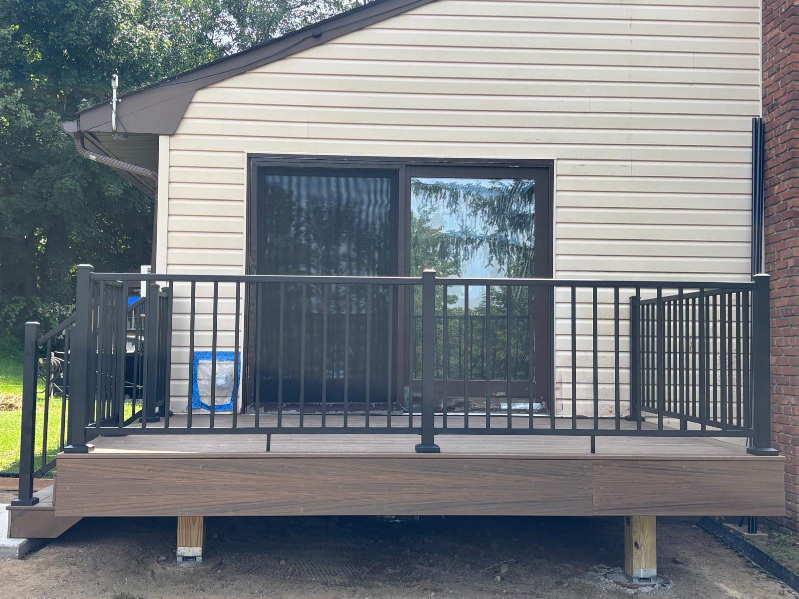 Custom deck project in New Jersey